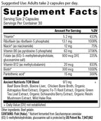Ancient Nutrition Methylated Vitamin B Complex for Energy - 60 Capsules - image 2