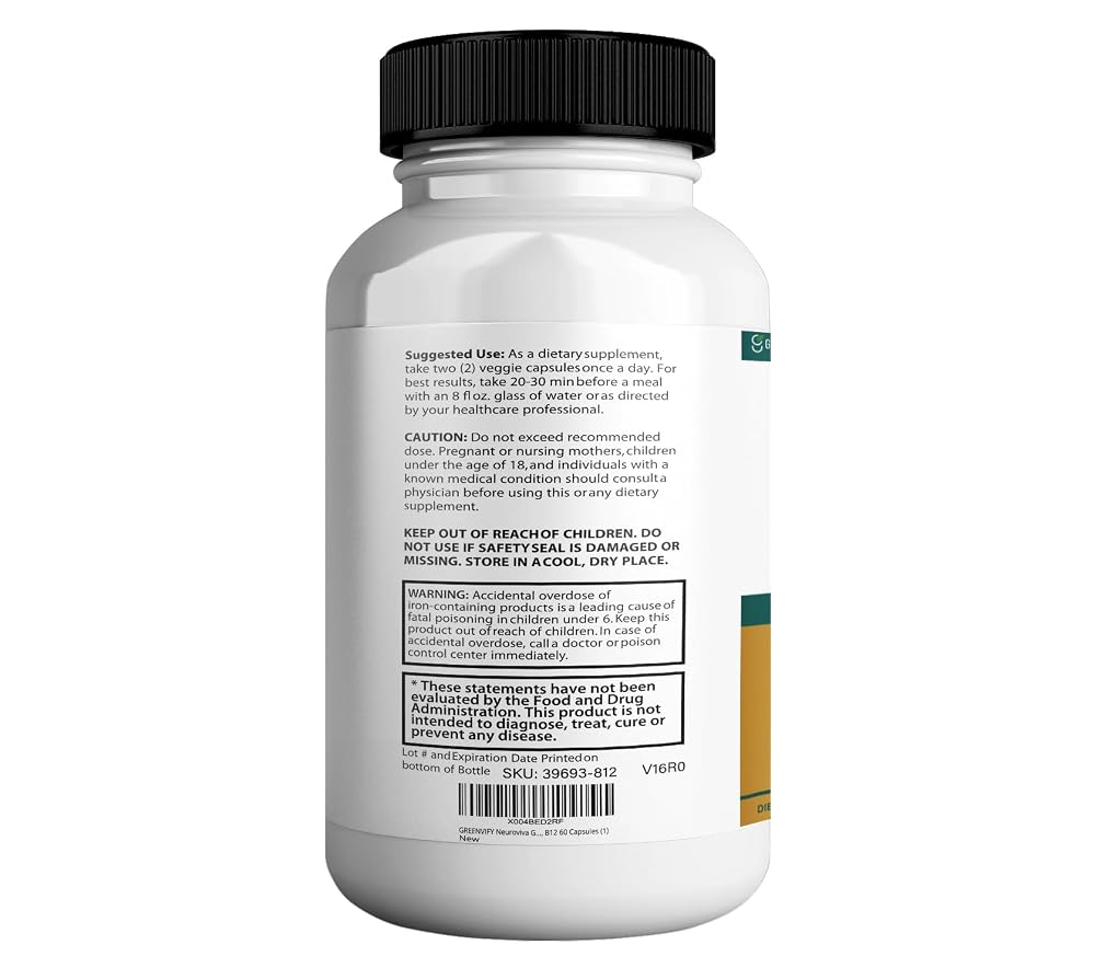 GREENVIFY NeuroVife Gold Max Brain Support Supplement