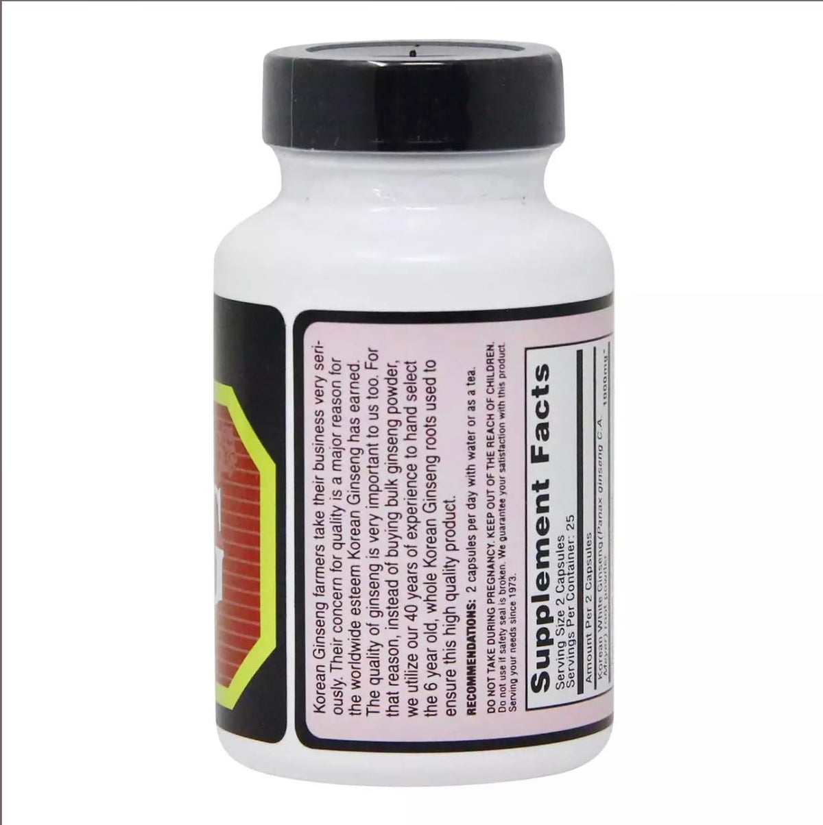 Imperial Elixir Korean White Ginseng - 50 Capsules - image 2