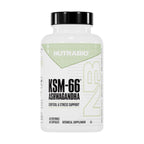 NutraBio Ashwagandha KSM-66 600 MG for Stress & Mood - 60 Capsules
