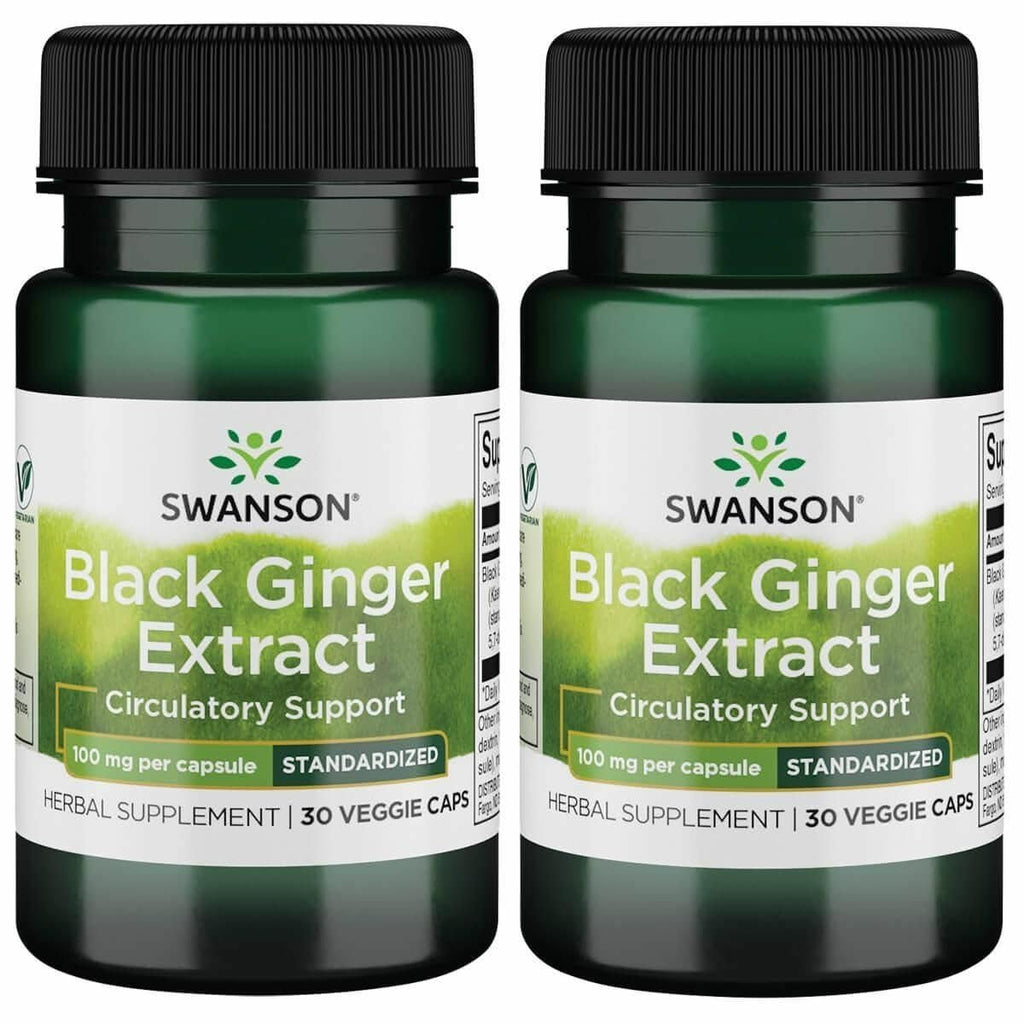 Swanson Black Ginger Extract - Promotes Healthy Blood Circulation
