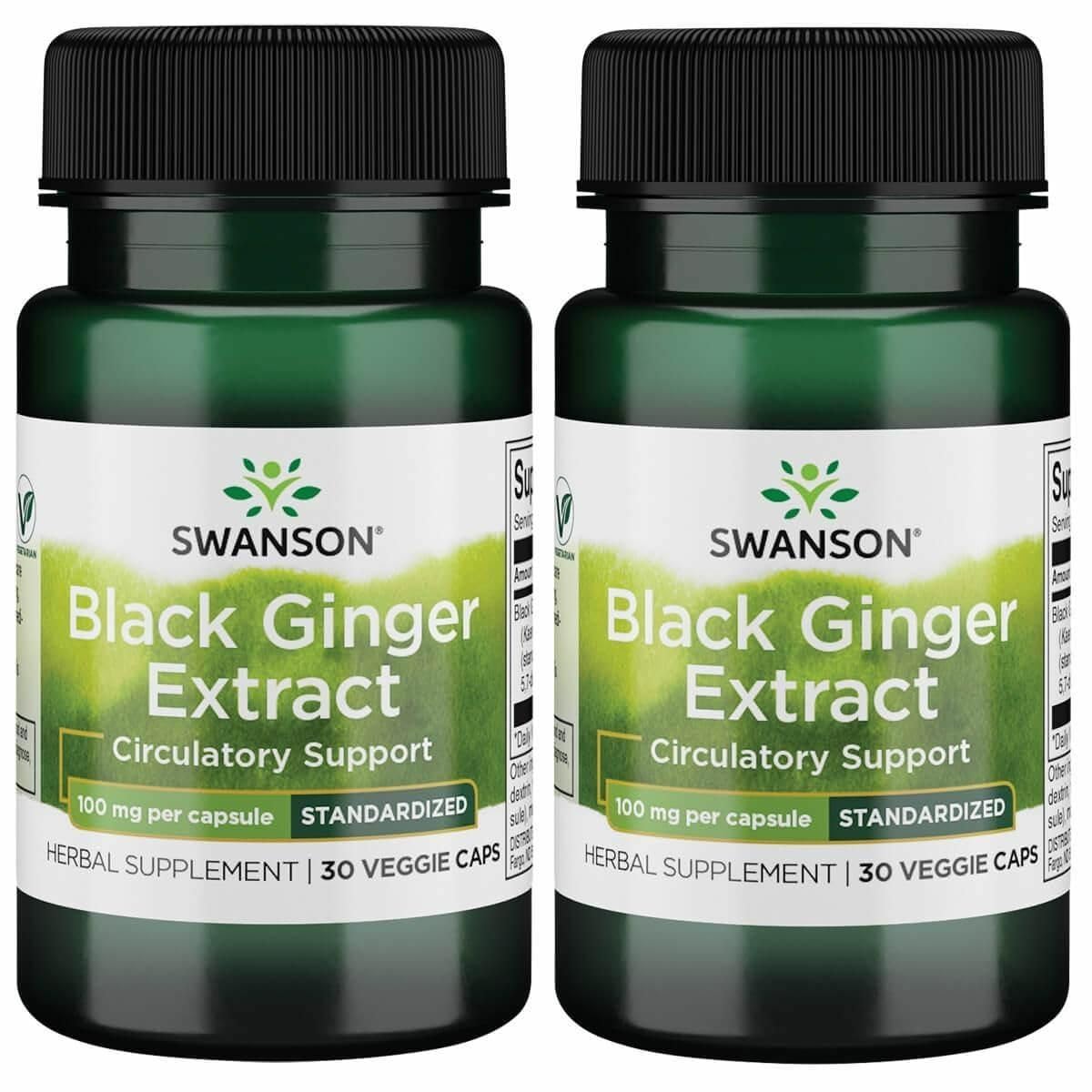 Swanson Black Ginger Extract - Promotes Healthy Blood Circulation