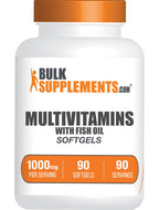 BulkSupplements Multivitamin Softgels with Fish Oil - 90 Softgels