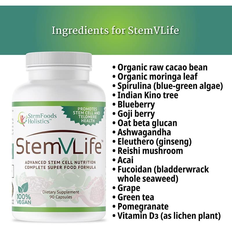 StemVLife Stem Cell Formula Daily Supplement - 90 Capsules - image 5