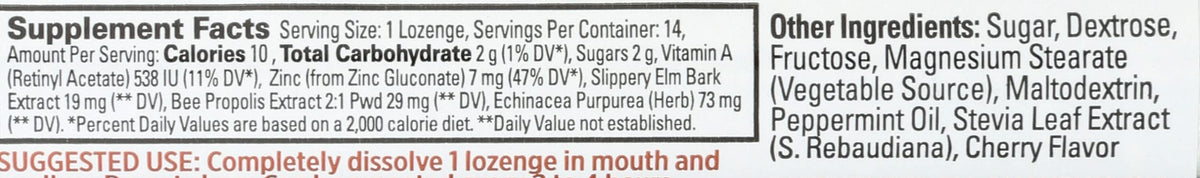 Quantum Zinc Echinacea Lozenge Cherry-Mint - 14 Count - image 3