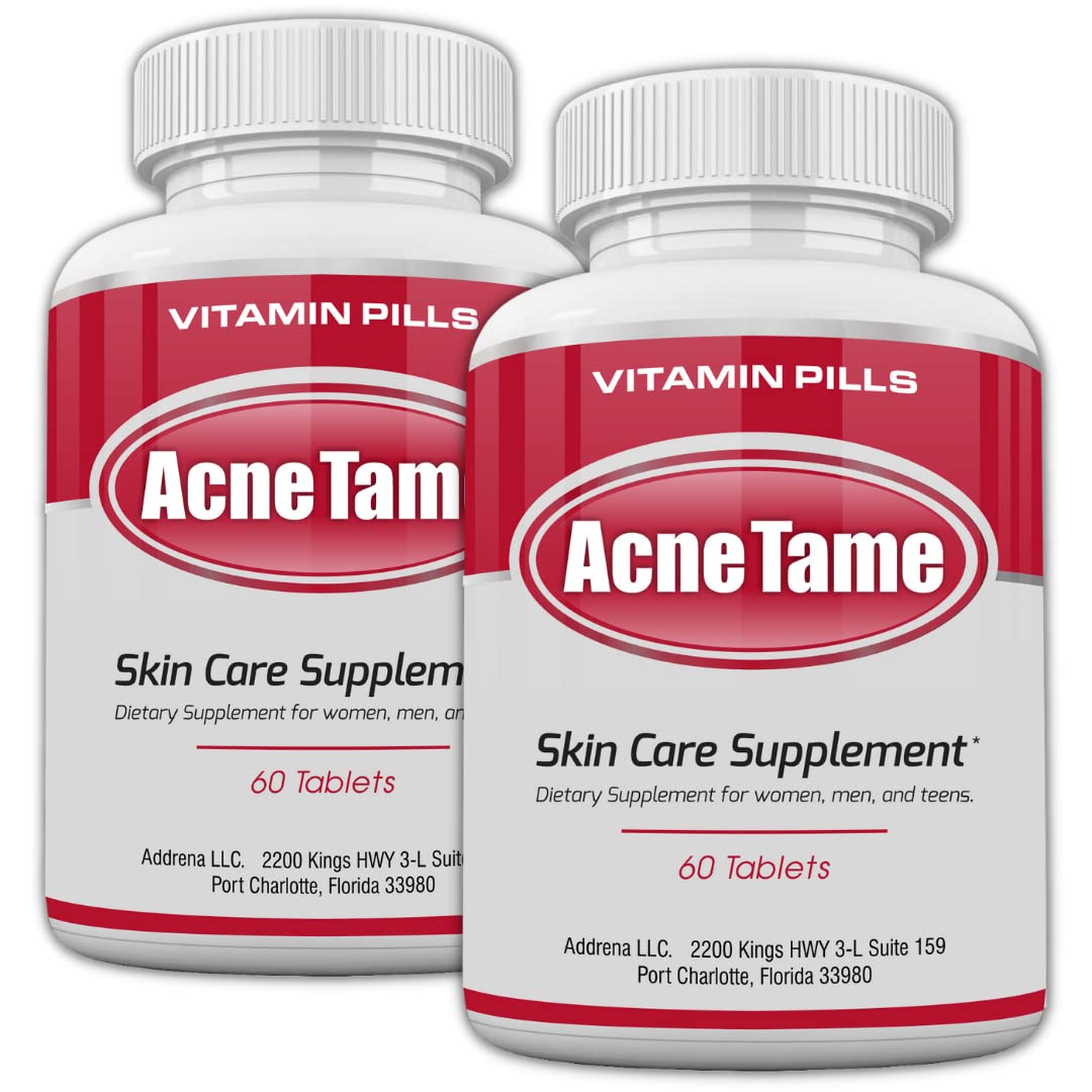 Acnetame Clear Skin Supplements - 120 Tablets
