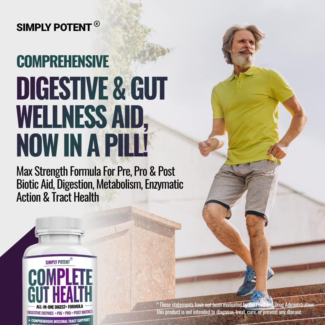 Simply Potent Digestive Enzymes with Prebiotics & Probiotics - 60 Capsules - image 7