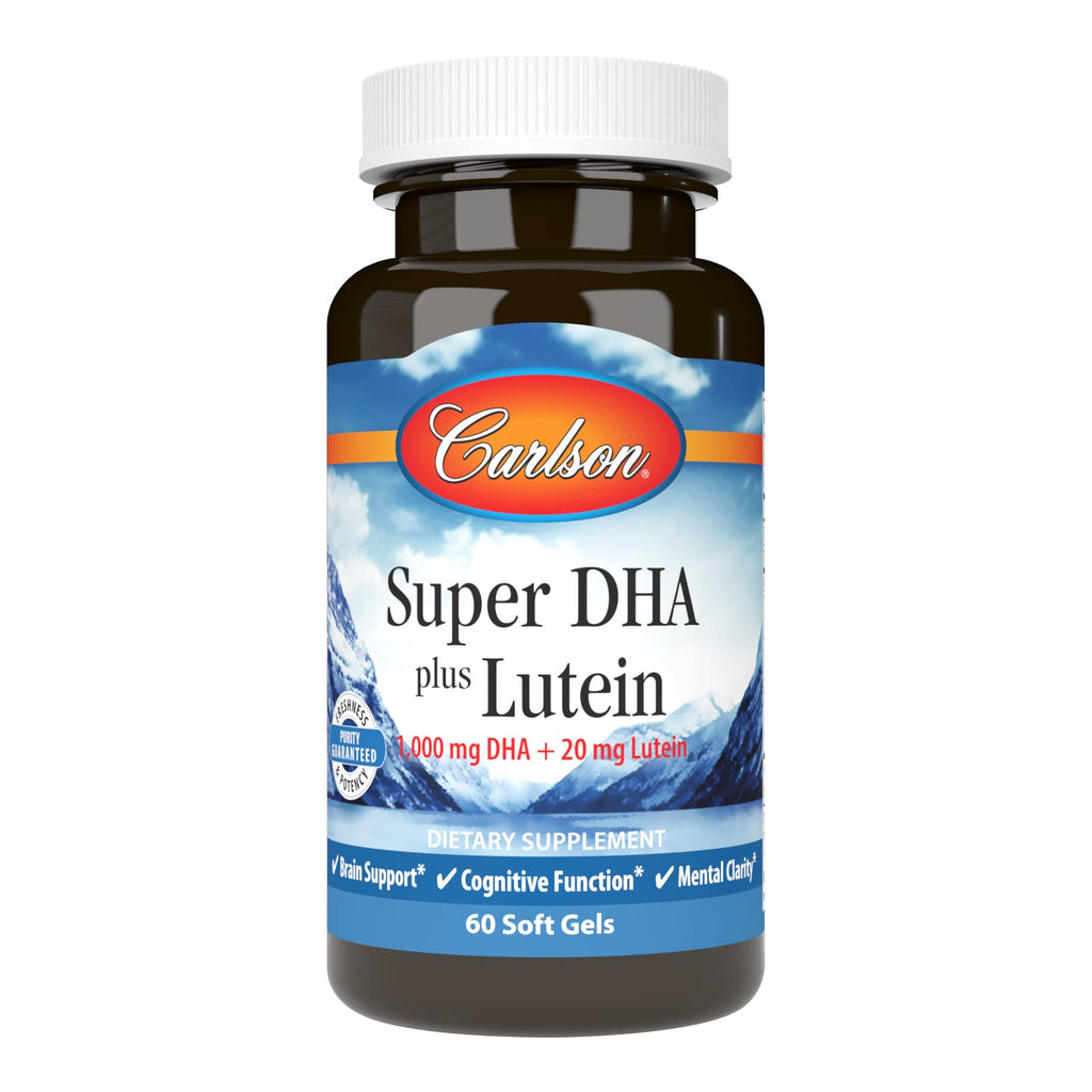 Carlson Super DHA Plus Lutein 1000 mg - 60 Softgels