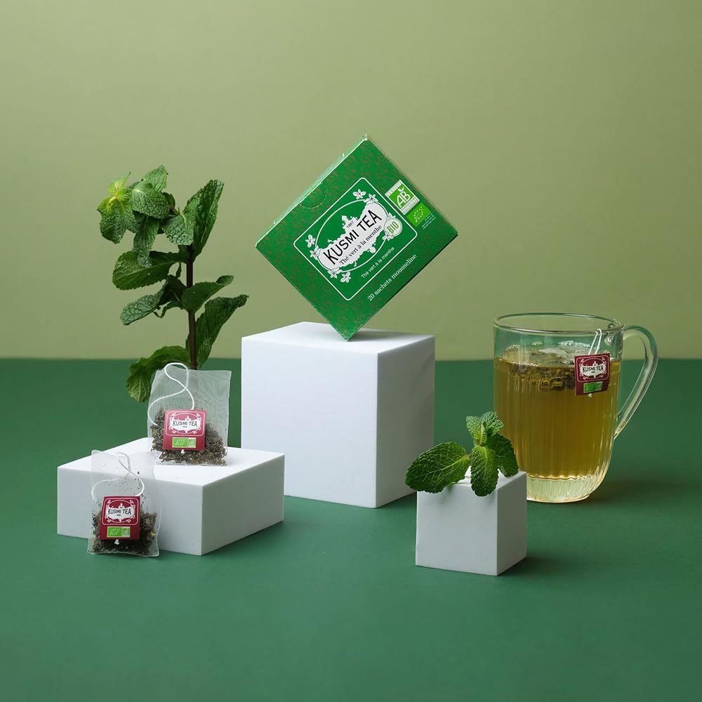 Kusmi Tea Spearmint Green Organic Tea Blend - 20 Tea Bags - image 4
