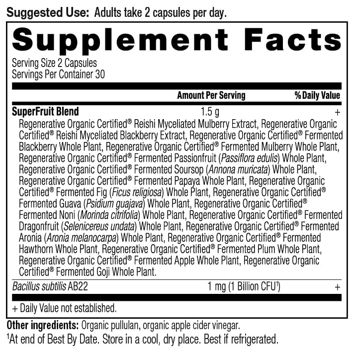 Ancient Nutrition Regenerative Organic Certified SuperFruits