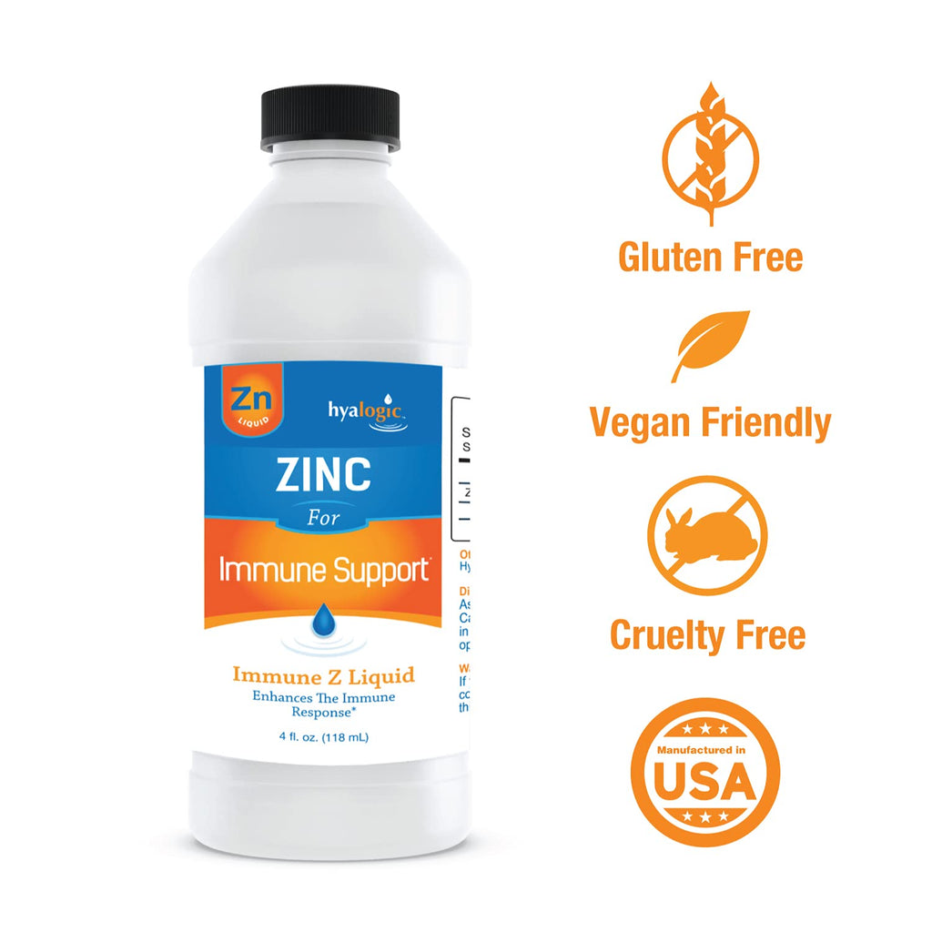 Hyalogic Liquid Zinc Supplement for Immune Support - 4 Oz - image 2