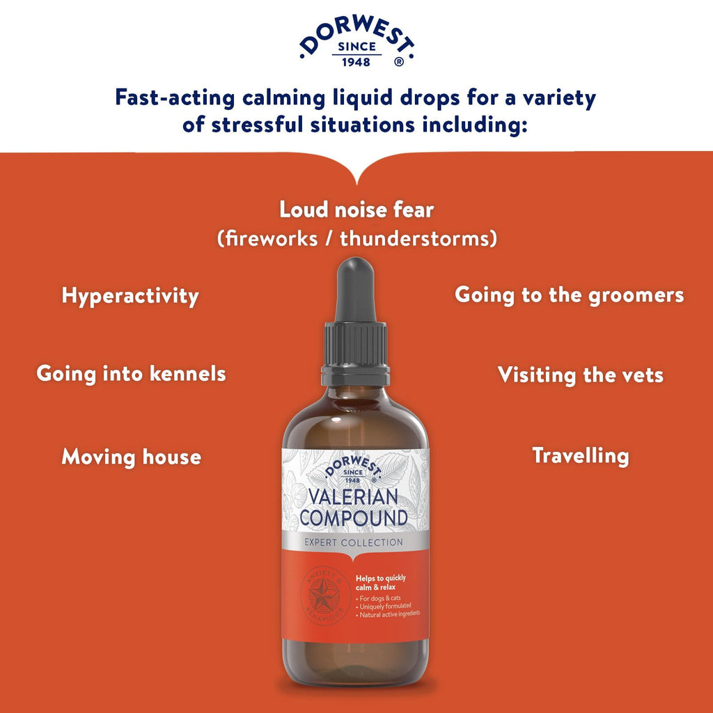 Dorwest Herbs Organic Valerian Compound for Dogs and Cats - 100 ml - image 5