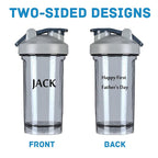 APZNBYR Custom Shaker Bottles 18 OZ Plastic
