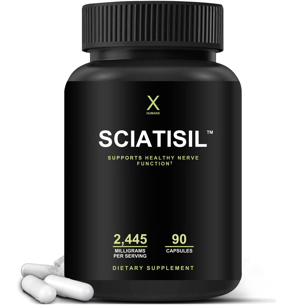 HUMANX Sciatisil Nerve Support Supplement - 90 Capsules