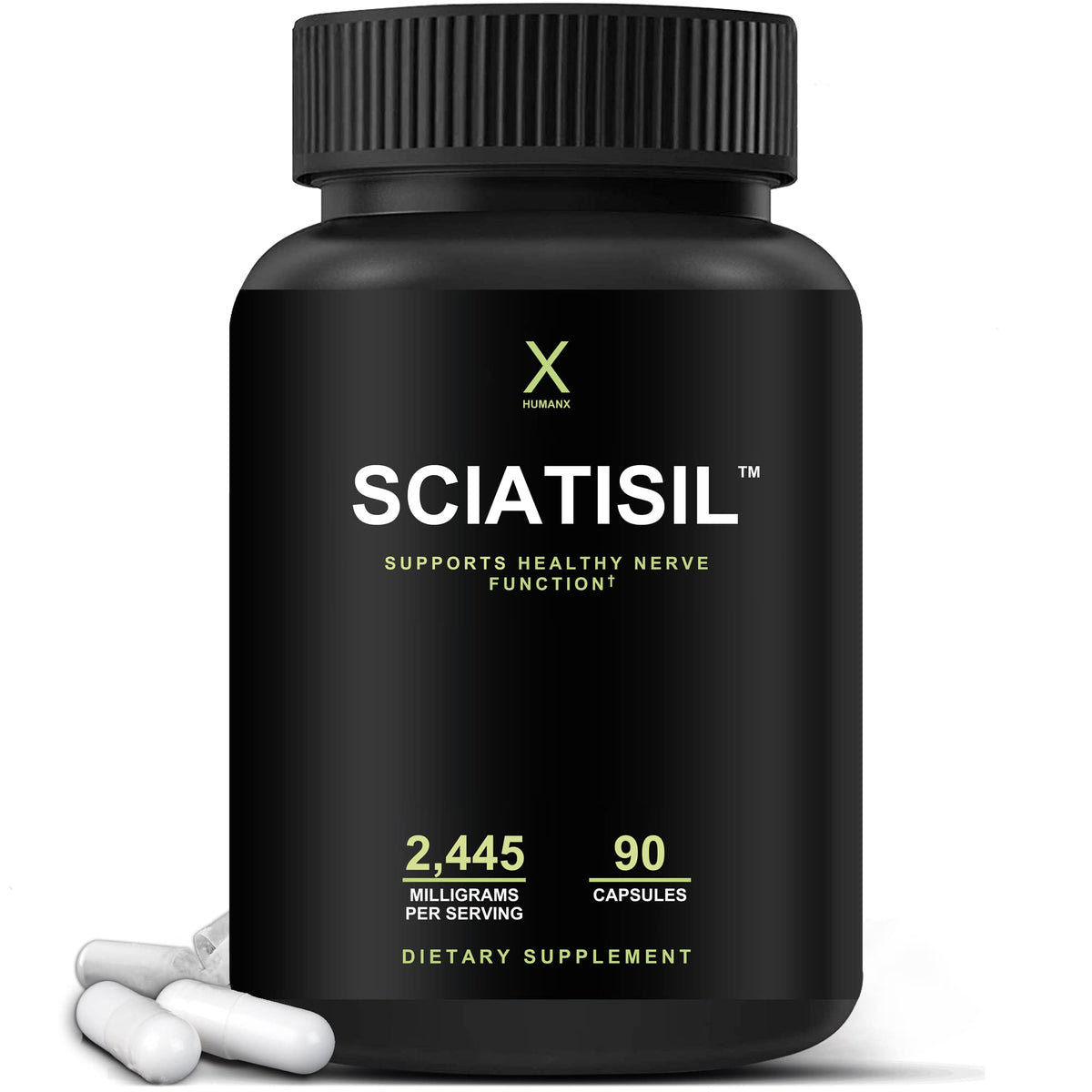 HUMANX Sciatisil Nerve Support Supplement - 90 Capsules