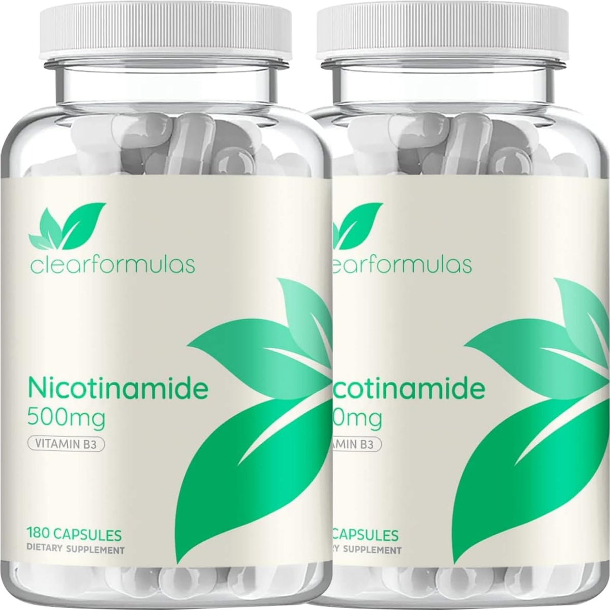 Clear Formulas Vitamin B3 Nicotinamide 500mg - High Absorption Form