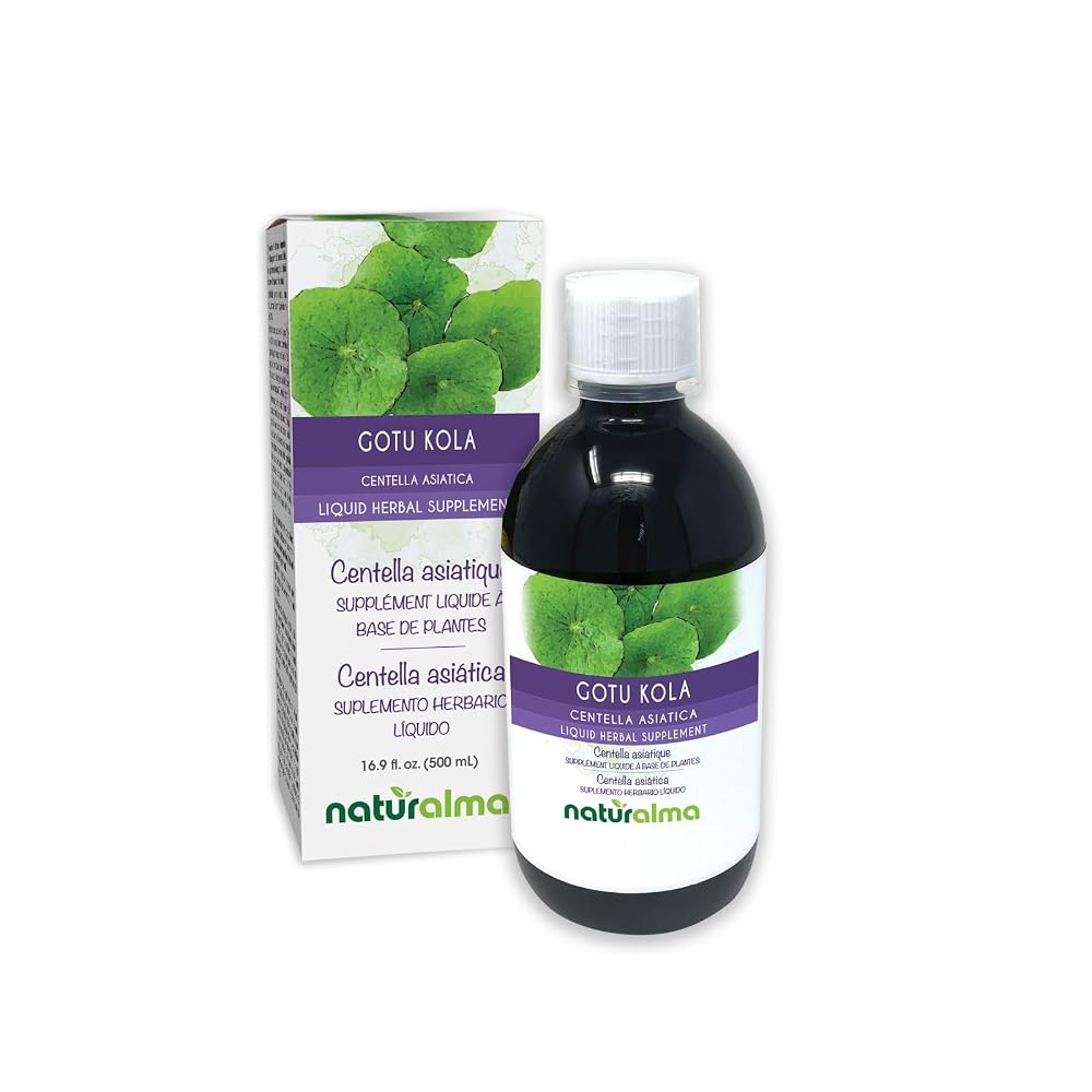Naturalma Gotu kola (Centella asiatica) herb Alcohol-Free Tincture