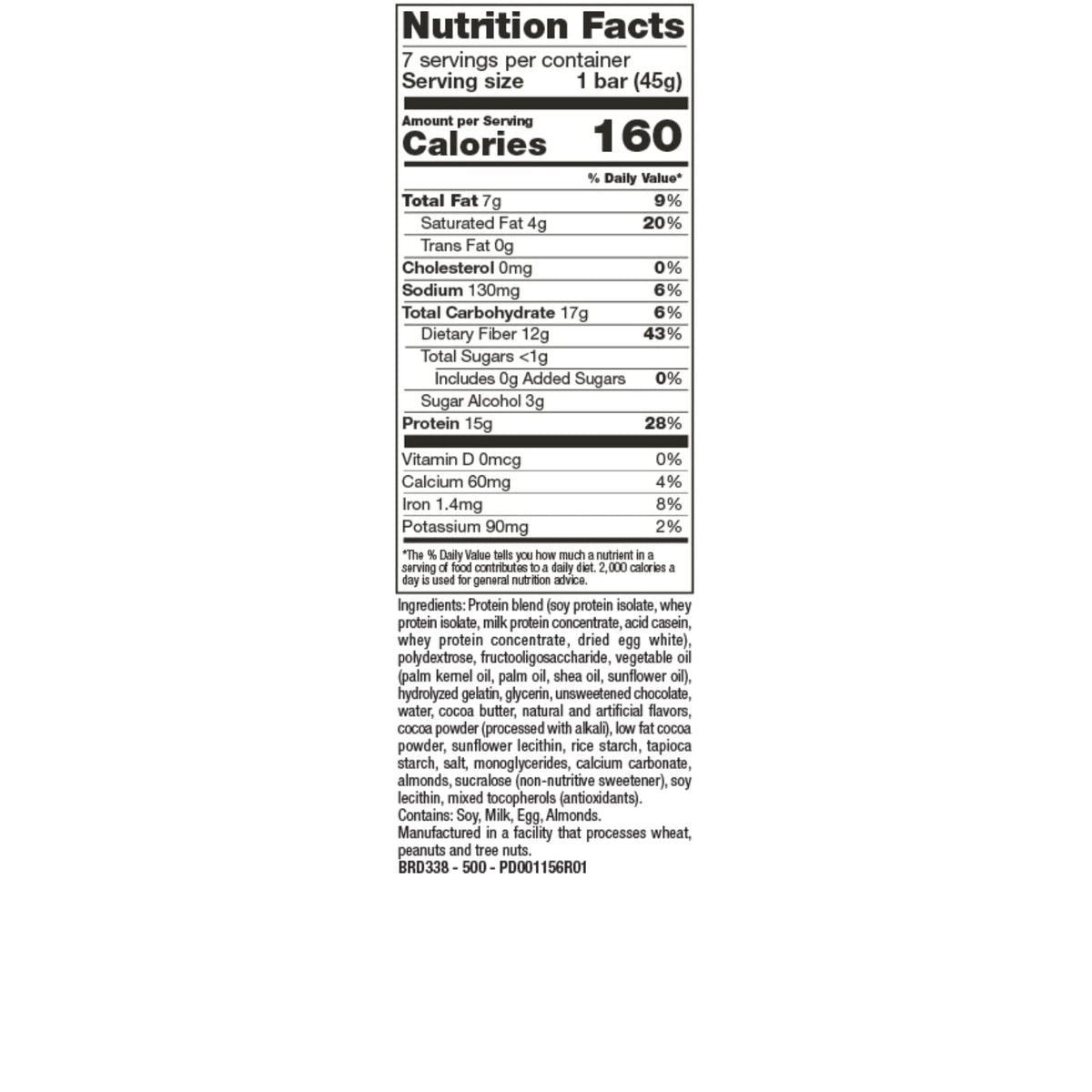 ProtiFit Chocolate Crisp High Protein Bar - 7 Count - image 2