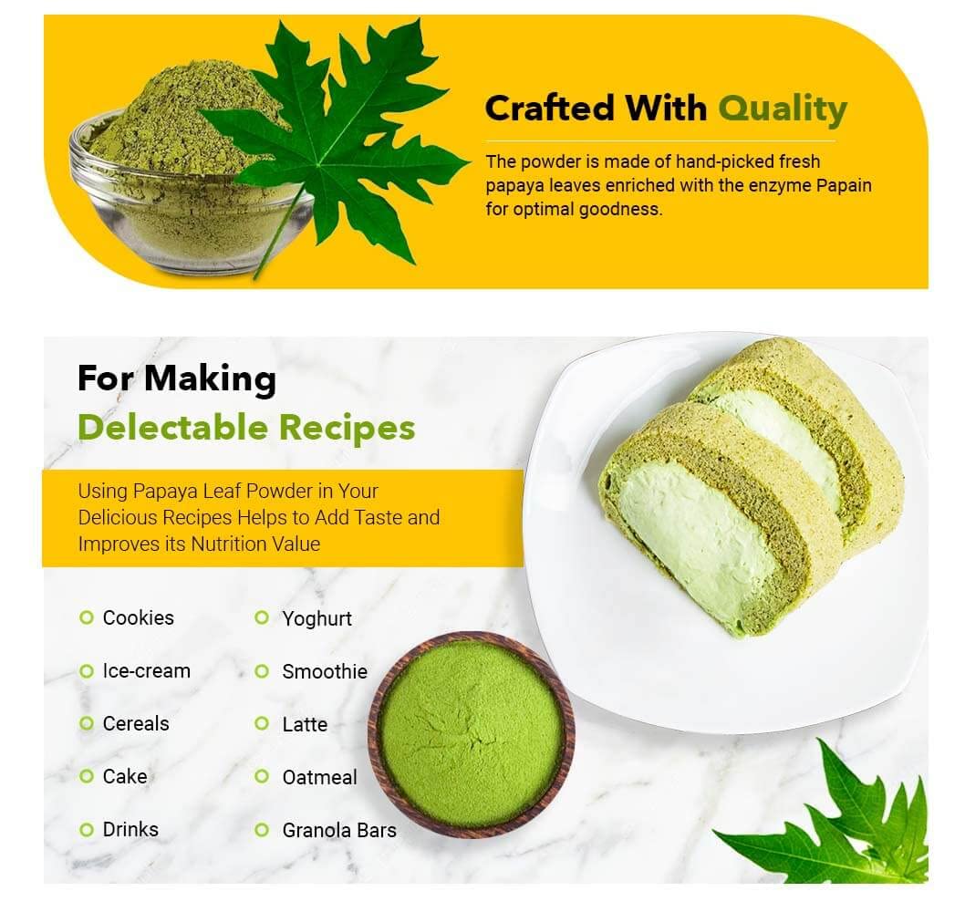 Generic Green Nectar Papaya Leaves Powder - 454g - image 4