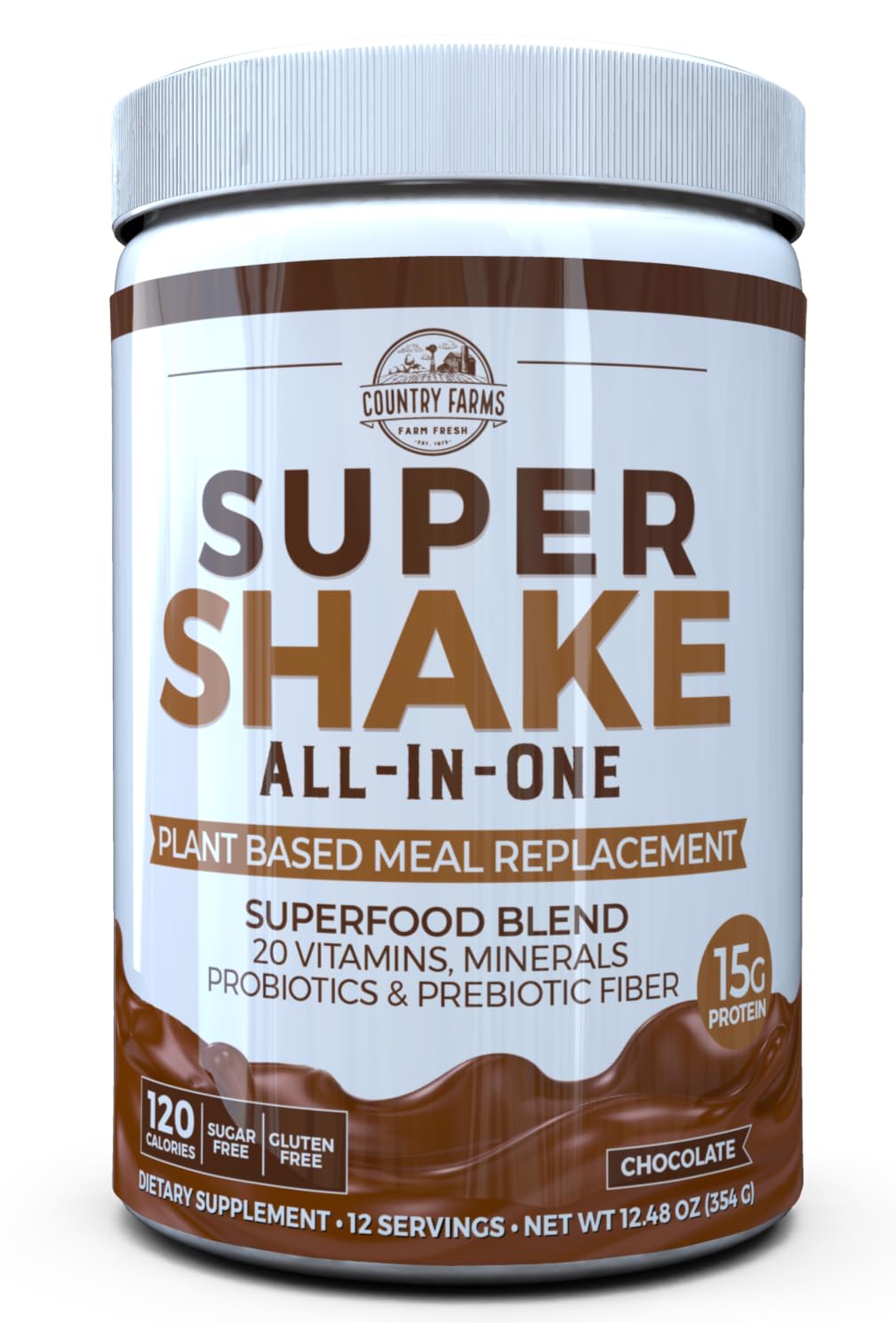 Country Farms All-in-One Super Shake Plant Protein Meal Replacement