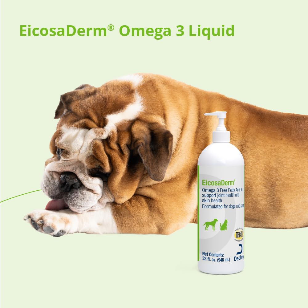 EicosaDerm Omega 3 Liquid for Dogs and Cats - 32 oz - image 6