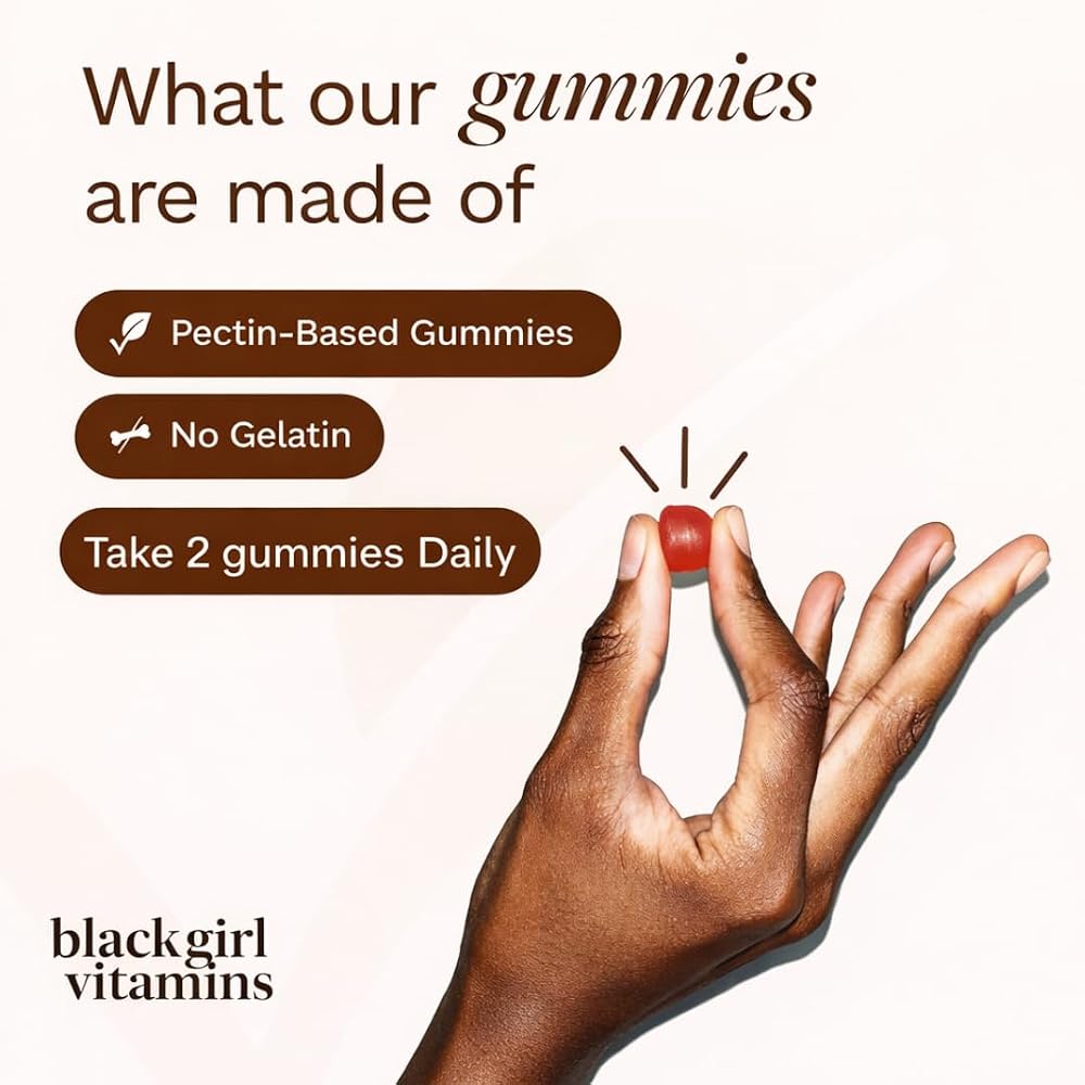 Black Girl Vitamins Once a Day - Womens Multivitamin Gummy - Vitamin A