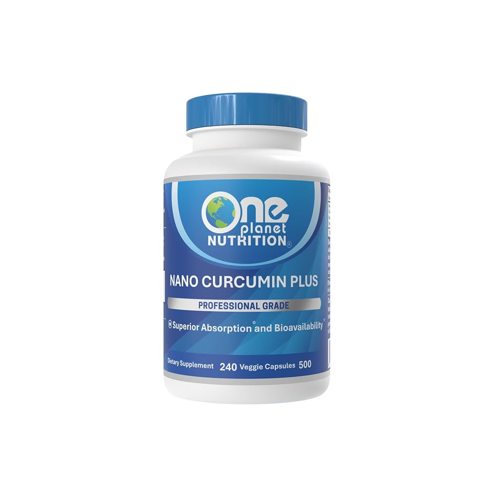 One Planet Nutrition Nano Curcumin Plus 500 mg - 240 Capsules