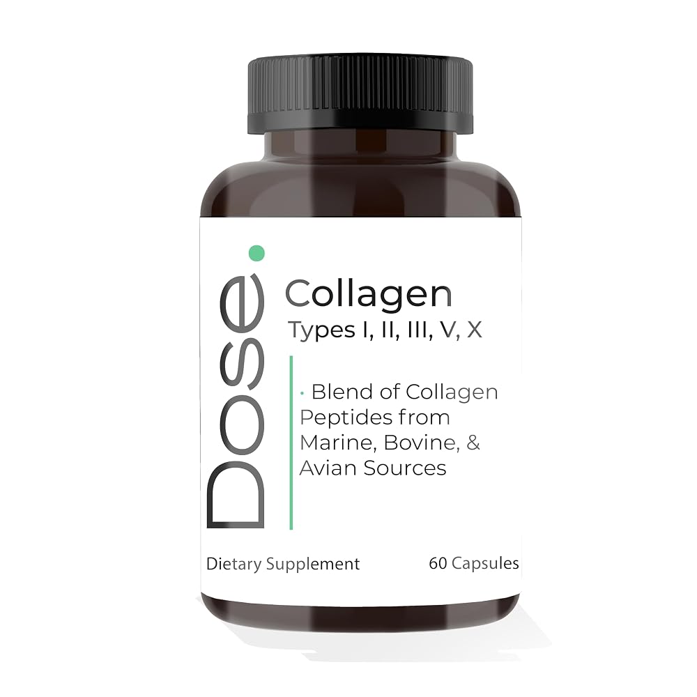 DOSE Collagen Multivitamin for Daily Wellness - 60 Capsules