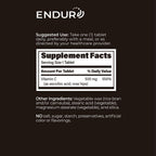 Endurance Products ENDUR-C Vitamin C 500mg Sustained Release - 90 Tablets - image 6