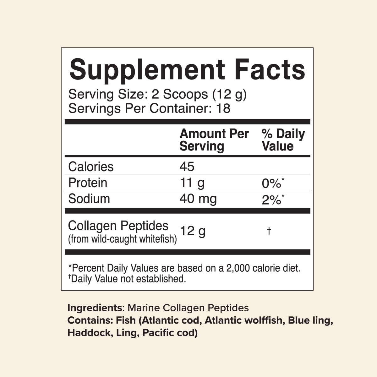 Great Lakes Wellness Sustainable Marine Collagen Peptides for Skin