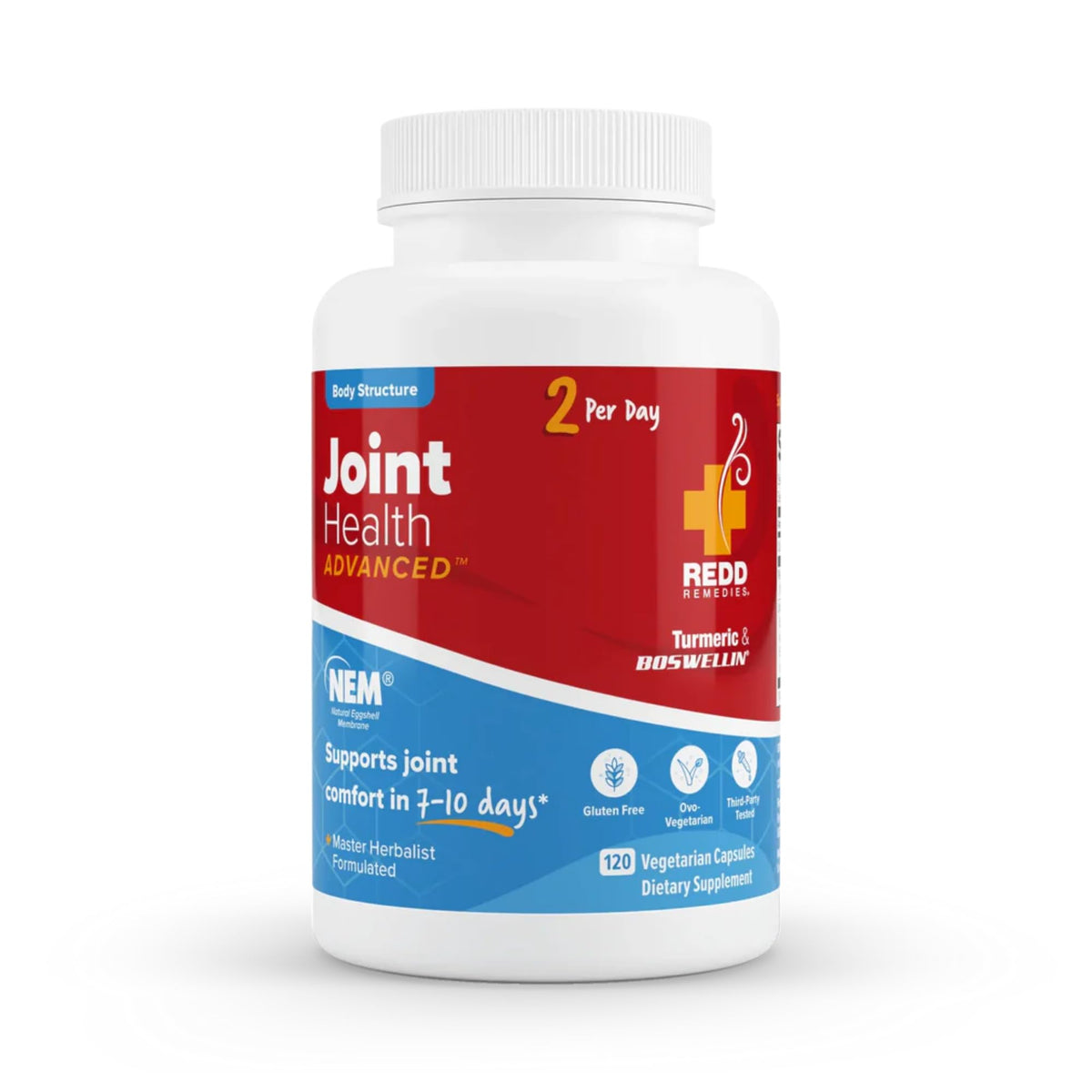 Redd Remedies Joint Health Advanced - 120 Vegetarian Capsules