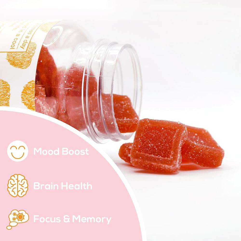 Safer Products Lion’s Mane Mushroom Gummies - May Support Focus