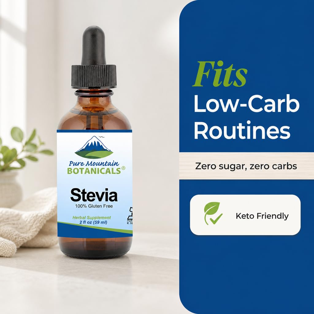Pure Mountain Botanicals Liquid Stevia Drops