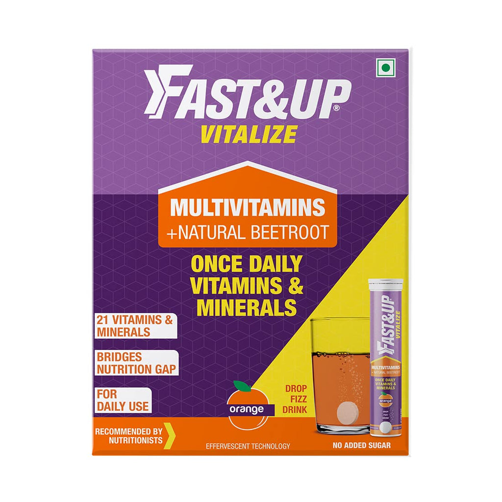 Fast&Up Vitalize Multivitamin Supplement One Daily - 60 Effervescent Tablets