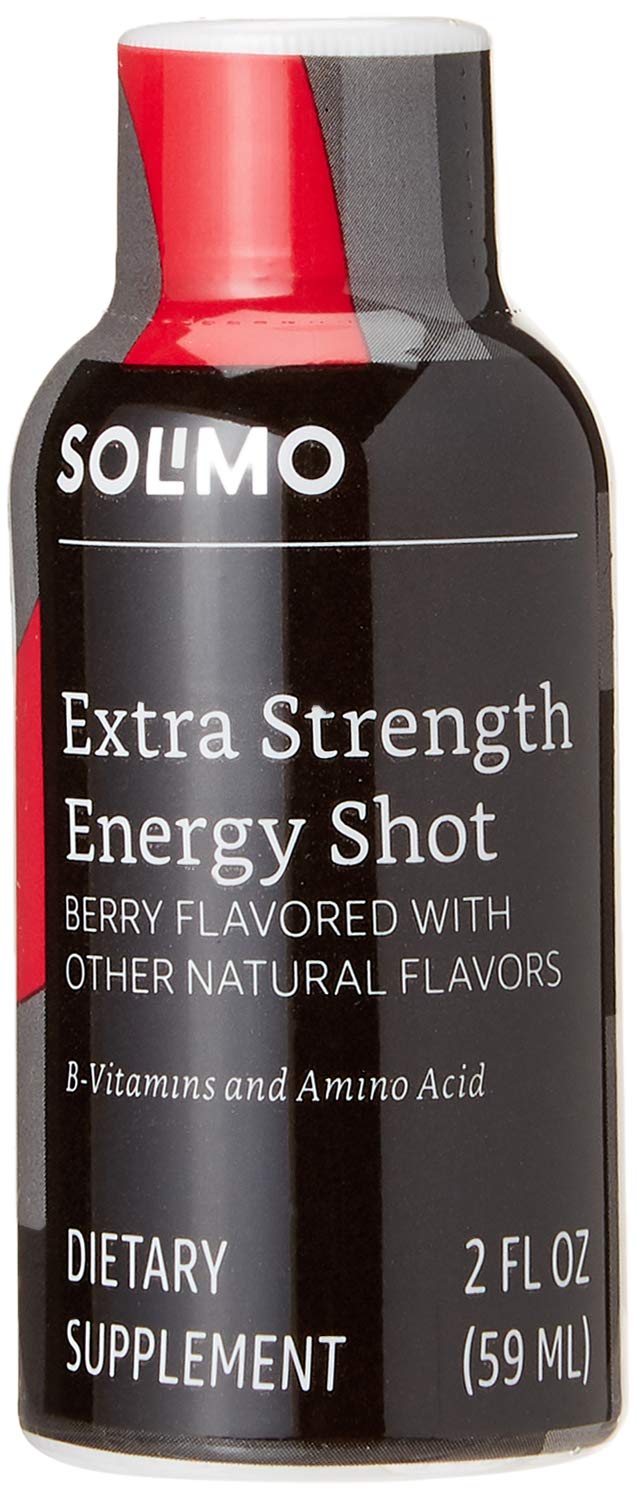 Amazon Brand Solimo Energy Shot Berry Flavor - 12 Pack - image 4