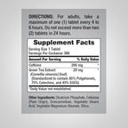 Piping Rock Caffeine Pills 220mg - 300 Tablets - image 2