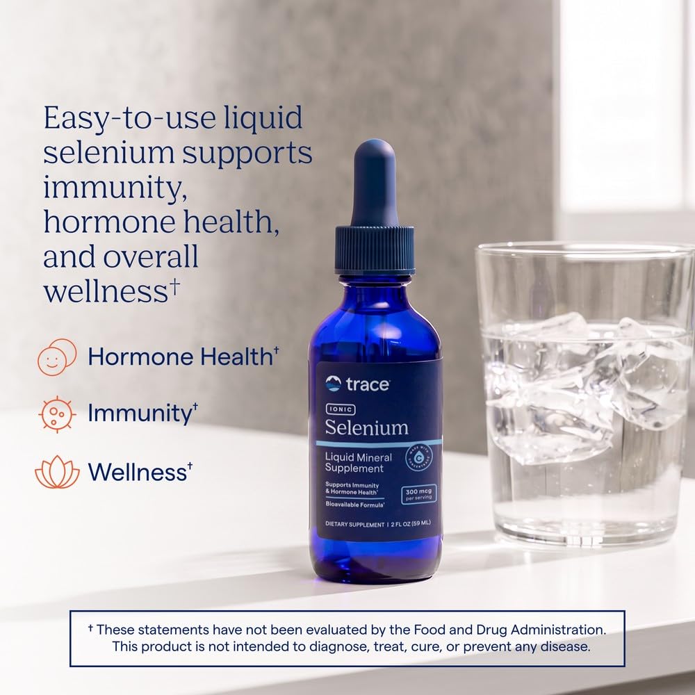 Trace Minerals Ionic Selenium Liquid 300 mcg - 2 oz - image 2