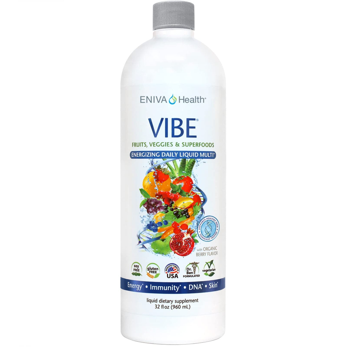 Eniva Vibe Liquid Multivitamin with Vitamins & Minerals - 32 oz