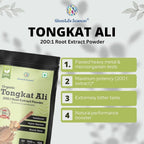 GlossiLife Sciences Tongkat Ali Extract Powder 200:1 - 100g - image 5