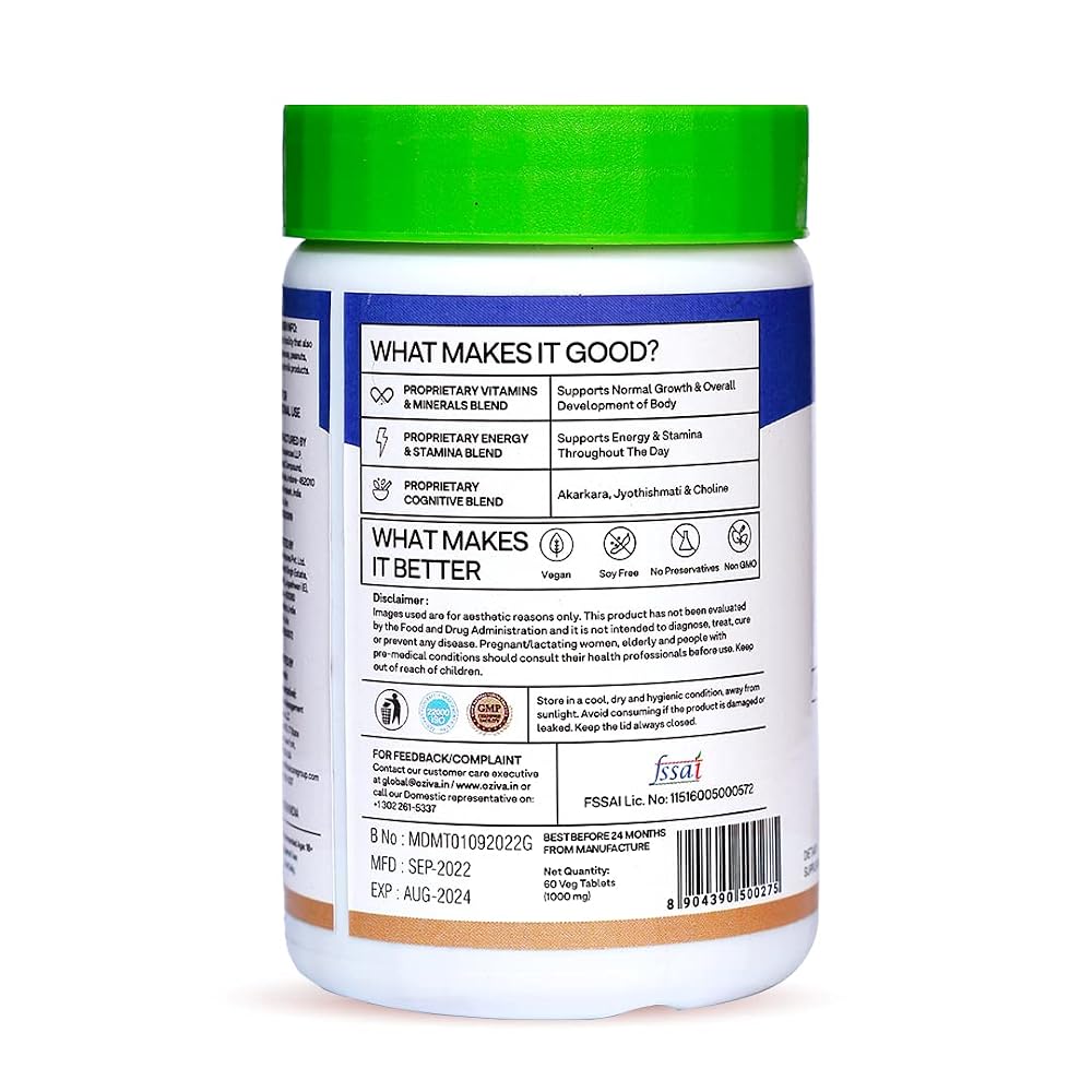 OZIVA Daily Men's Multivitamin for Energy & Immunity - 60 Tablets - image 7