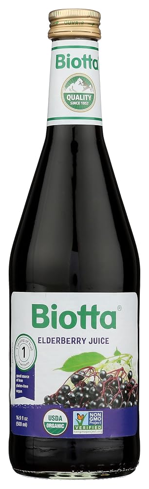 Biotta Organic Elderberry Juice - 16.9 Fl Oz