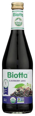 Biotta Organic Elderberry Juice - 16.9 Fl Oz