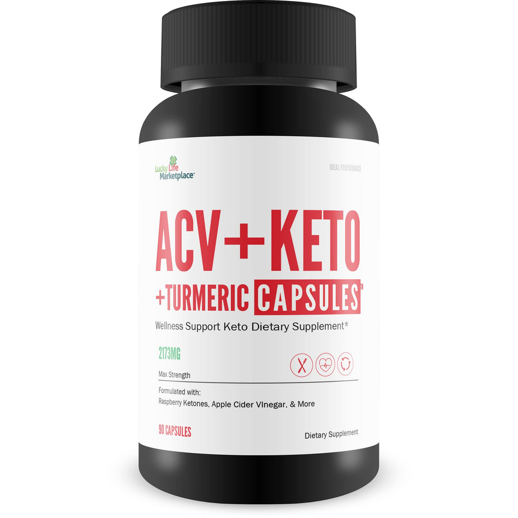 Generic ACV + Keto + Turmeric Supplement with Vitamin C, D & Zinc