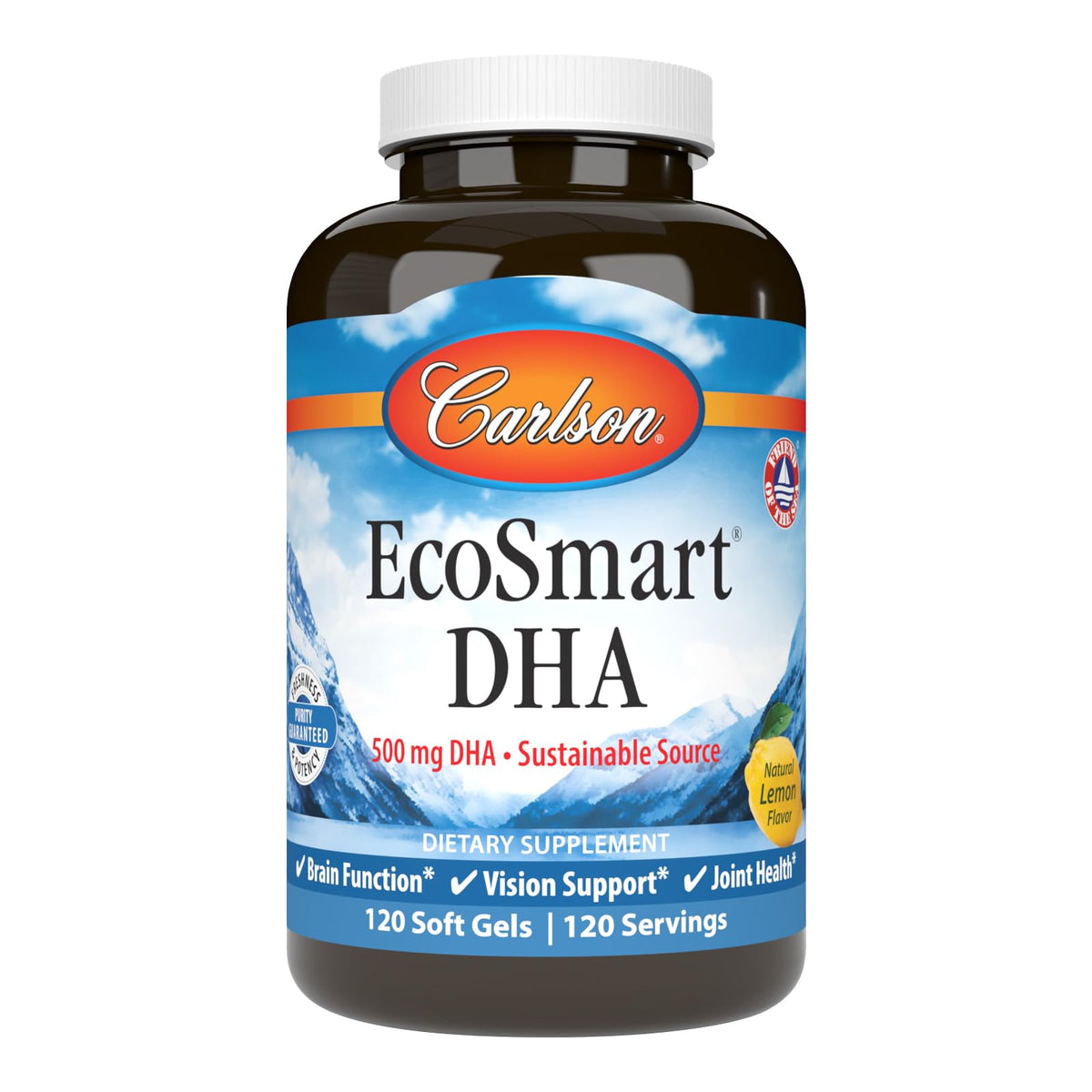 Carlson EcoSmart DHA 500 mg - 120 Softgels - image 5