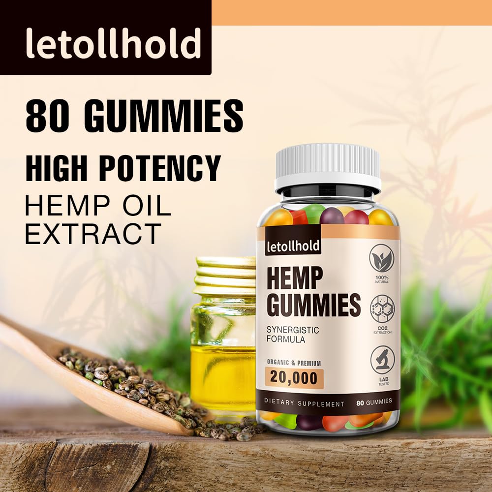 Letollhold Hemp Gummies Advanced Extra Strength - 400 Count - image 2