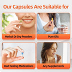 CAPSLogist Size 4 Empty Vegetarian Capsules - 100 Count - image 8