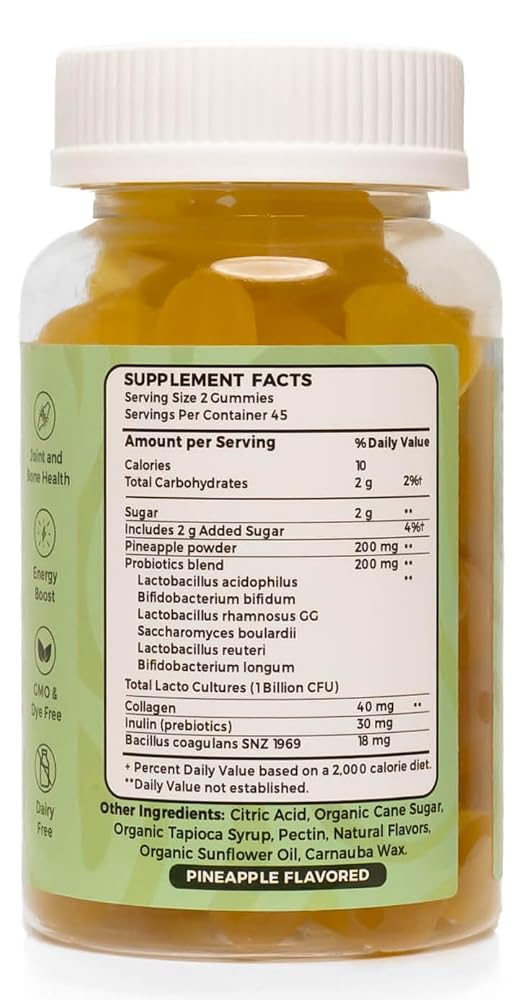 EcoLuxe BRINGME Balance Pre & Probiotic Gummies - 90 Count - image 3