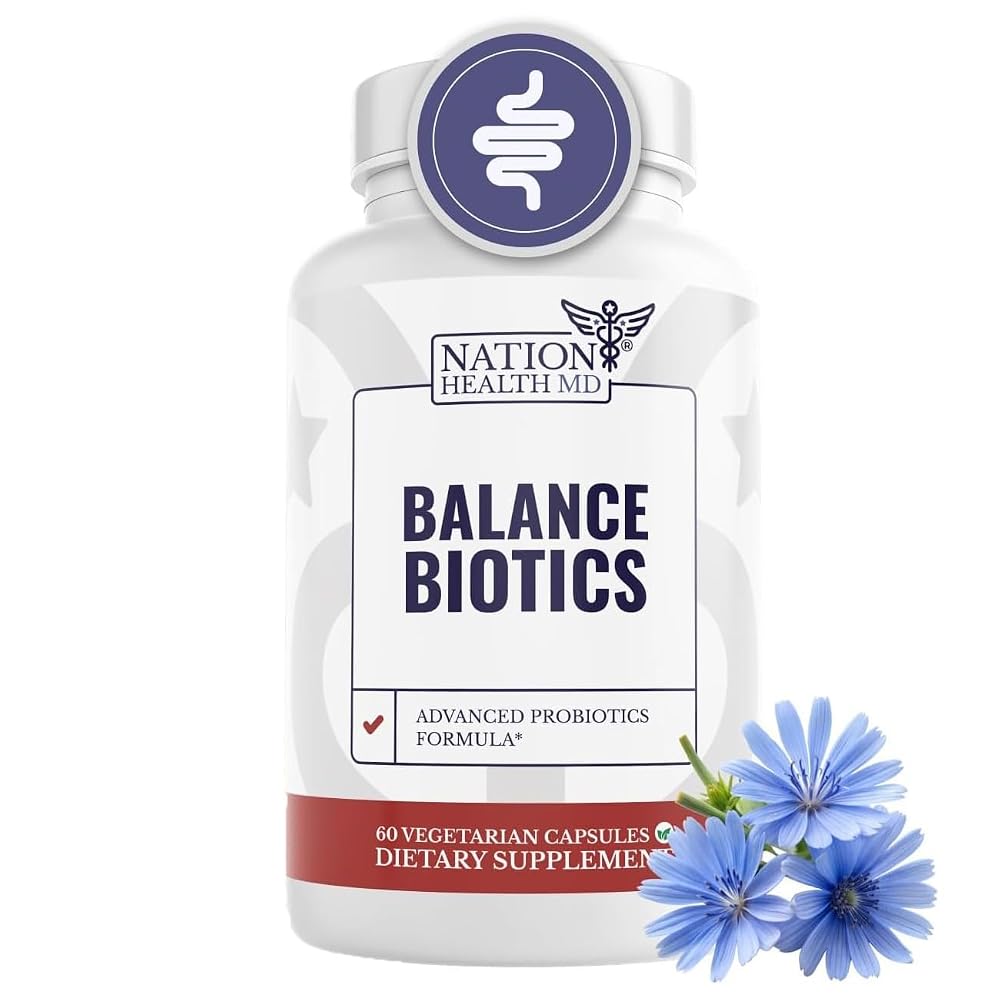 NATION HEALTH MD Balance Biotics Probiotics - 60 Capsules