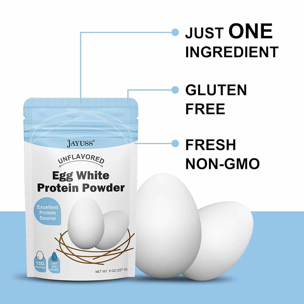 Jayuss Egg White Protein Powder Unflavored - 8 oz - image 2