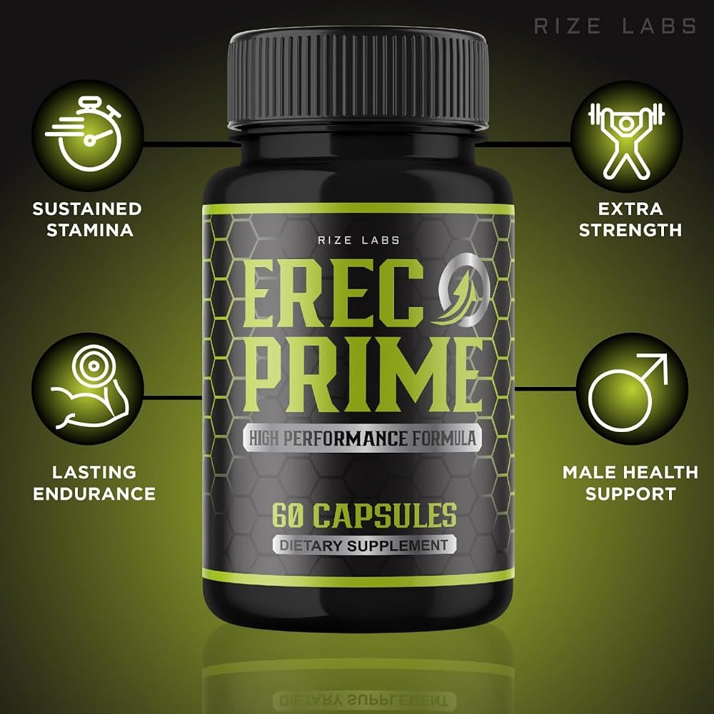 Rize Labs Erec Prime All-Natural Performance Formula - 300 Capsules - image 4